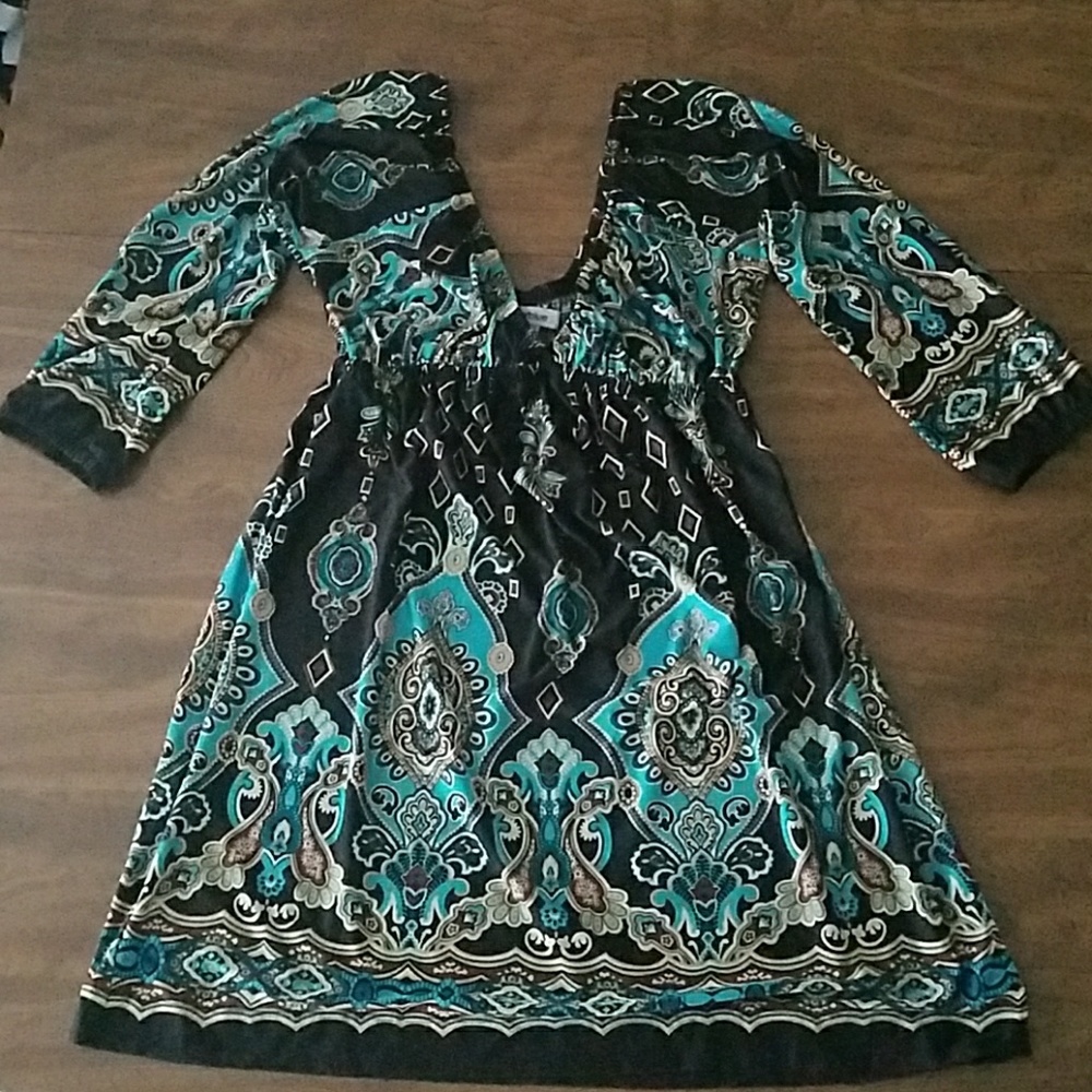 Vintage Baileyblue babydoll boho tunic dress